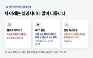 셀프세차장 이용방법은 버튼보다 내 차 설명서 한 줄이 먼저입니다